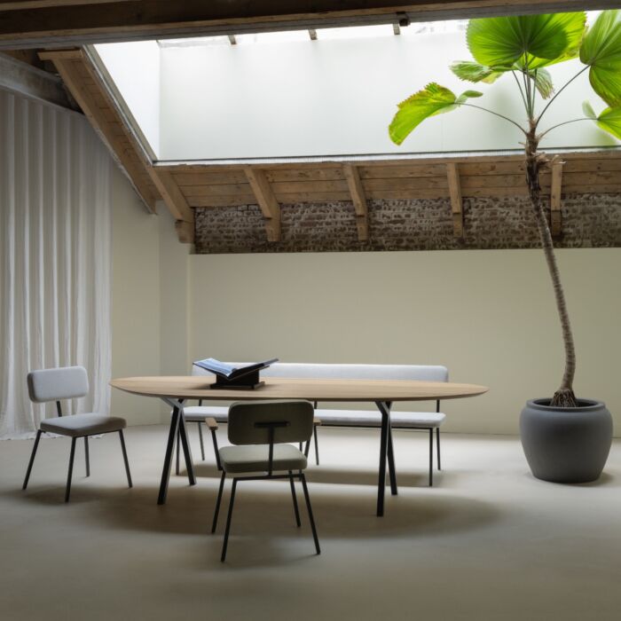 Eetkamerstoel Ode Wit Facet Olive 53