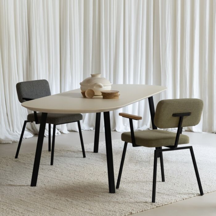 Eetkamerstoel Ode Wit Facet Olive 53