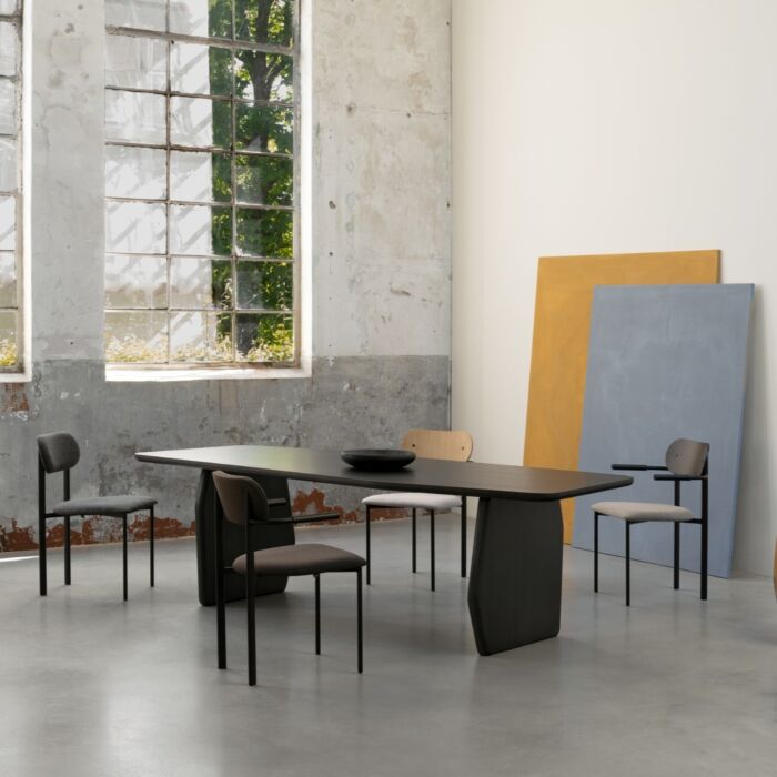 Studio HENK Eetkamerstoel Oblique Zwart