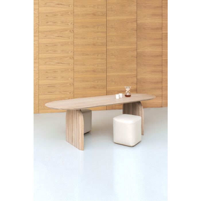 Studio HENK Eettafel Slot Naturel