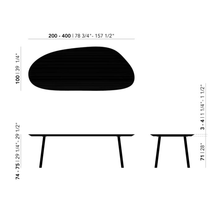 Studio HENK Eettafel Blob