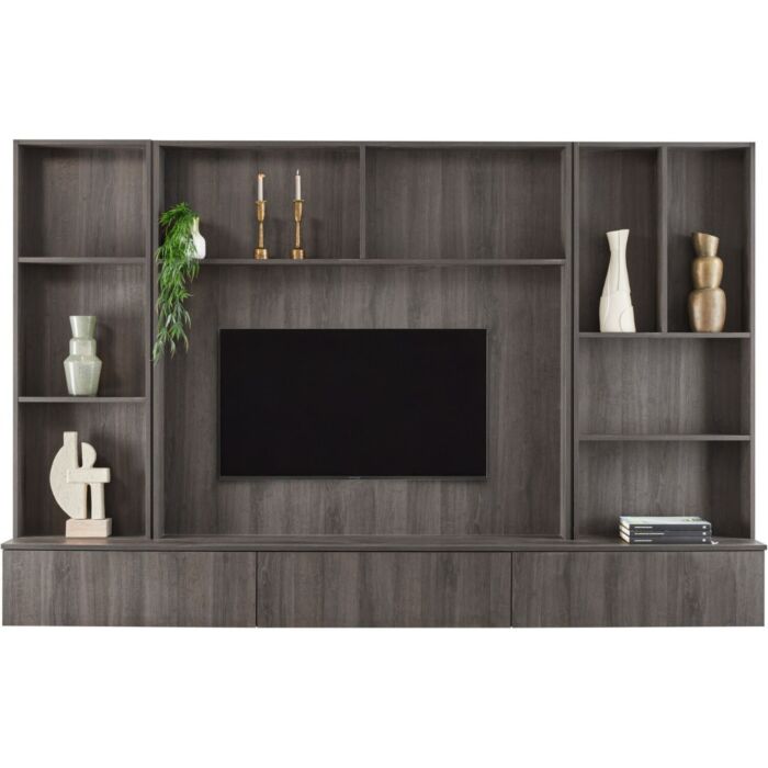 TV-kastenwand Arinta bruin