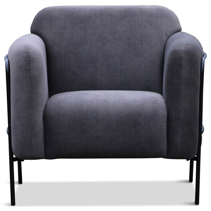 Fauteuil Shelby Modern Donkergrijs 