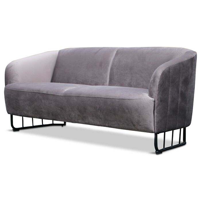 2-zitsbank Morgan Scandinavisch Dark Grey 