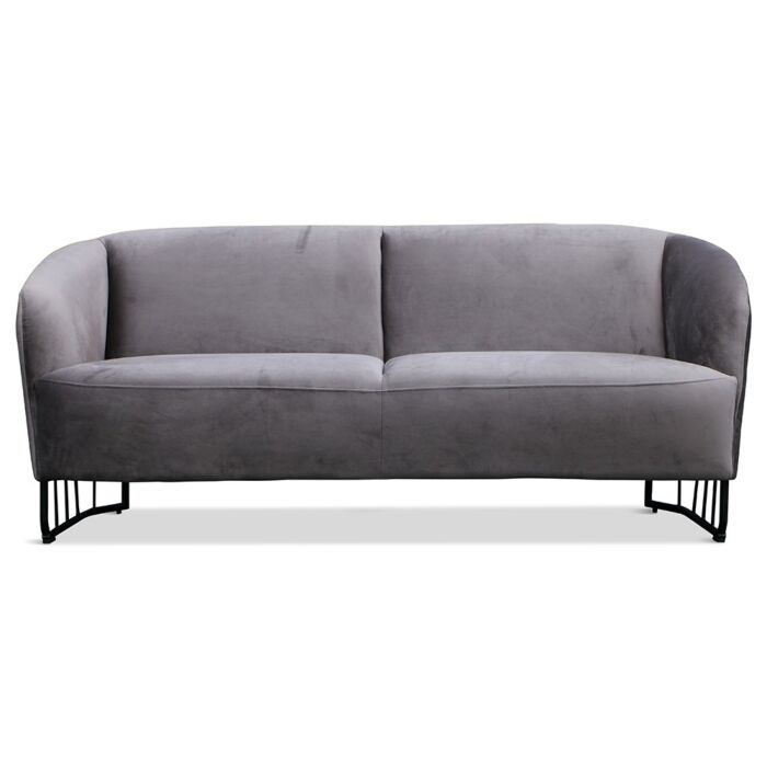 2-zitsbank Morgan Scandinavisch Dark Grey 