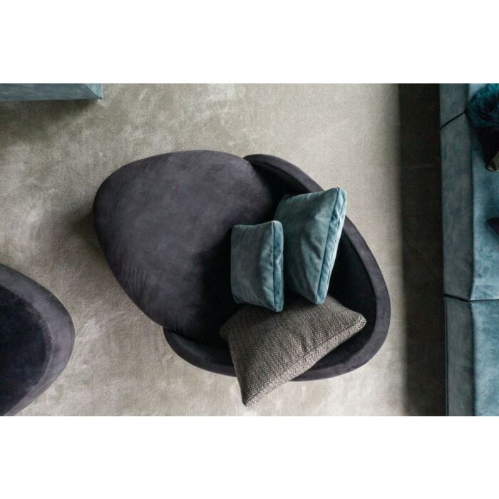 Lounge Fauteuil Toya Zwart