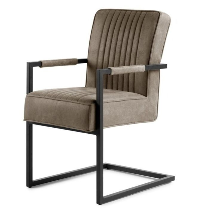 Eetkamerstoel Wilson Army Wood Microleer