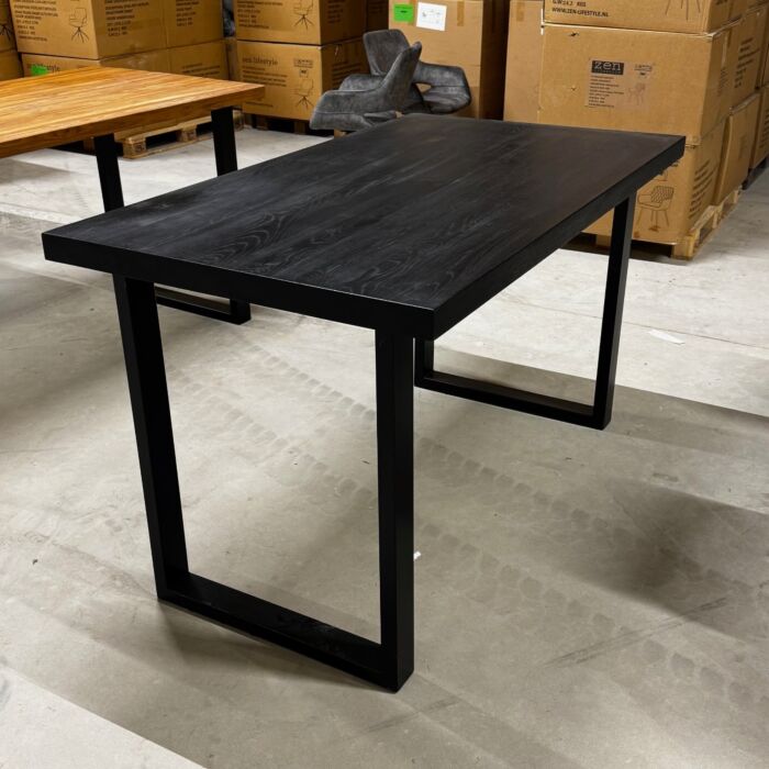 Bartafel Zwart Eiken 160x90x93(H)cm