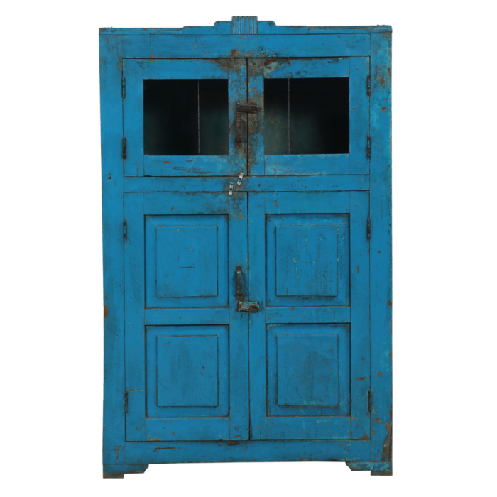 Opbergkast Blauw Hout India