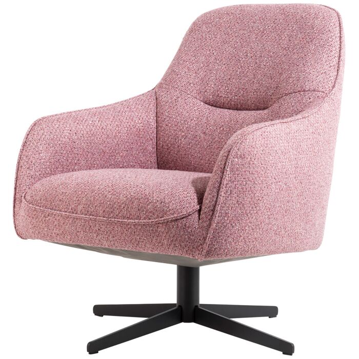 Fauteuil Oviedo Lage Rug Roze