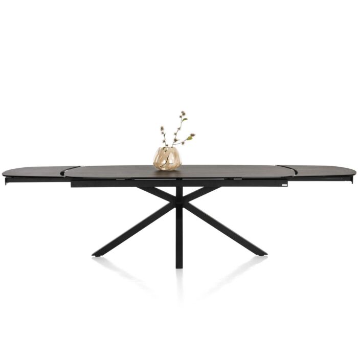 Uitschuiftafel Montello 200x100 Cm Zwart