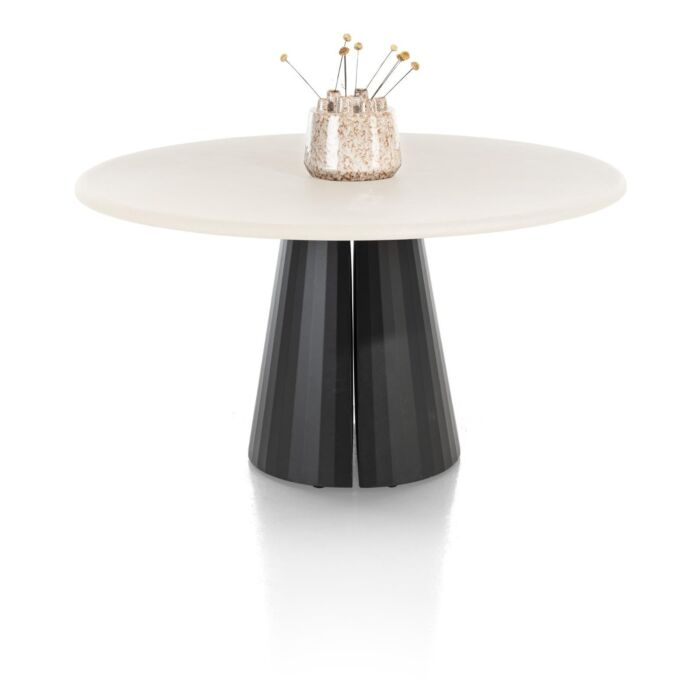Eetkamertafel Lund Rond 140 Cm Nebbia
