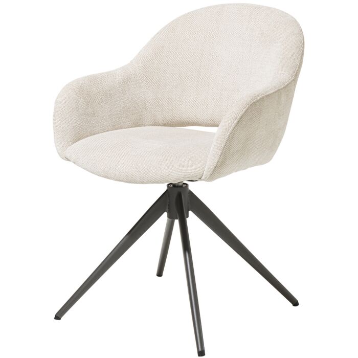 Armstoel Finn Livigno Creme