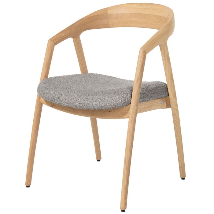 Armstoel Dante Eik Naturel Lever