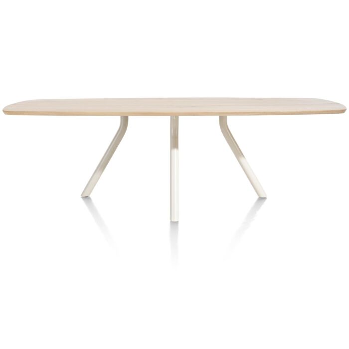 Eetkamertafel Arvada Ovaal 220x110 Cm Naturel Nebbia