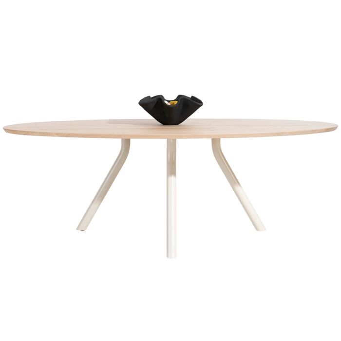 Eetkamertafel Arvada Ellips 250x110 Cm Naturel Nebbia