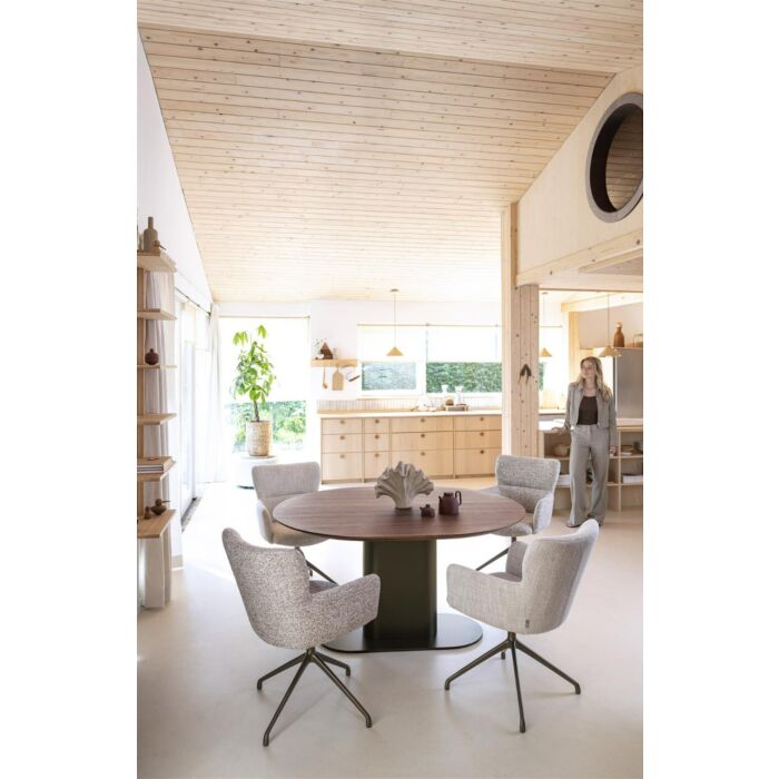 Armstoel Sage Draaibaar Creme 