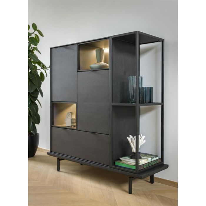 Boekenkast Elements 120 Cm Onyx