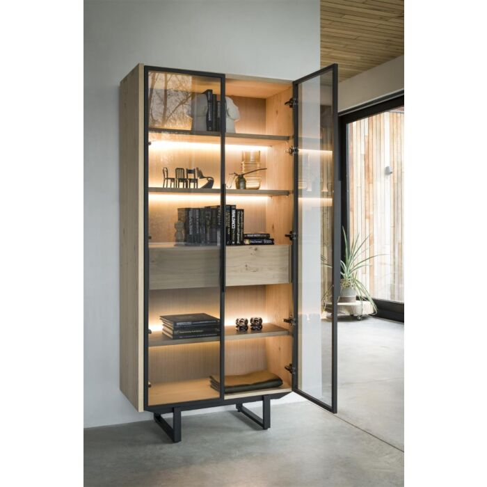 Vitrinekast Modali 96 Cm Natural