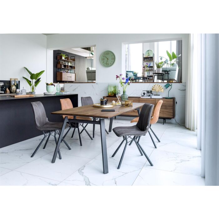 Uitschuiftafel Halmstad 160(+60)x100 Cm