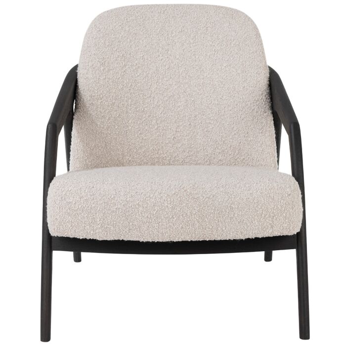 Fauteuil Dante Eik Antraciet Creme