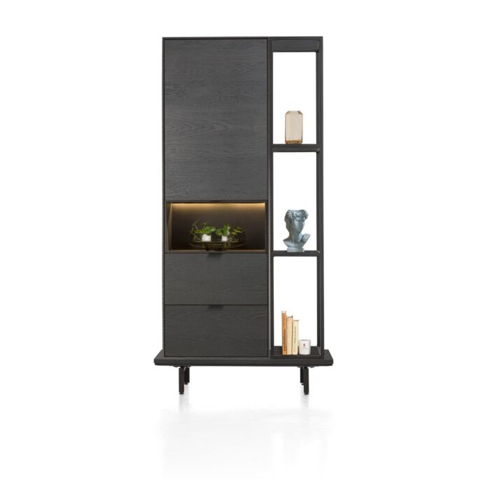 Boekenkast Elements 180 Cm Onyx