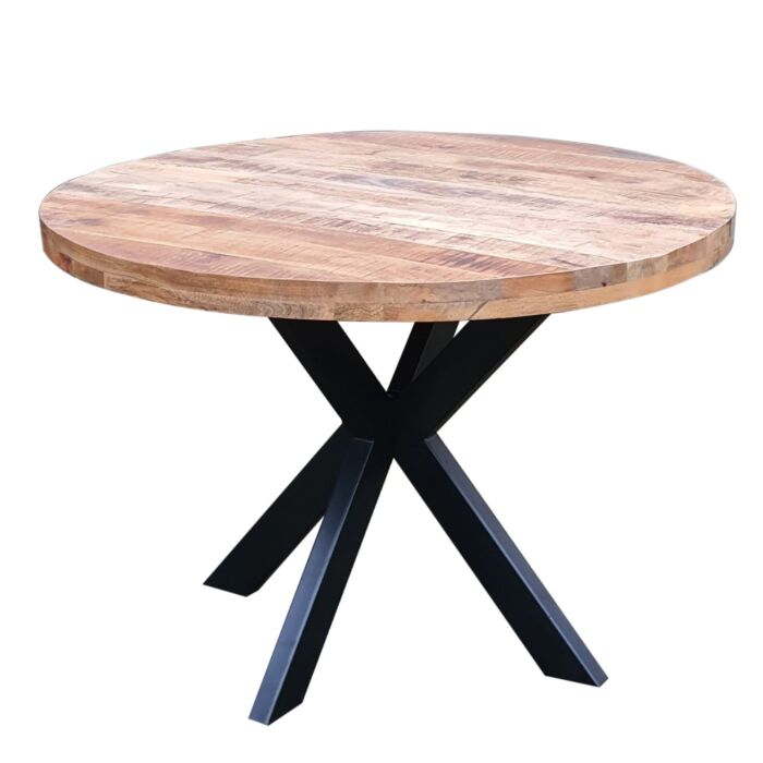 Ronde Eettafel Mangohout Tom 130cm