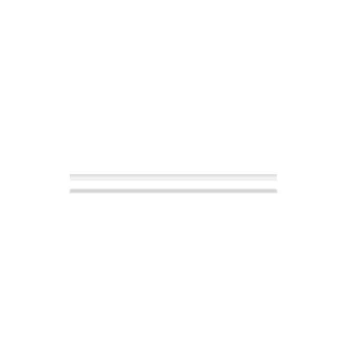 HO-19 Plint 180cm Hoogglans Wit