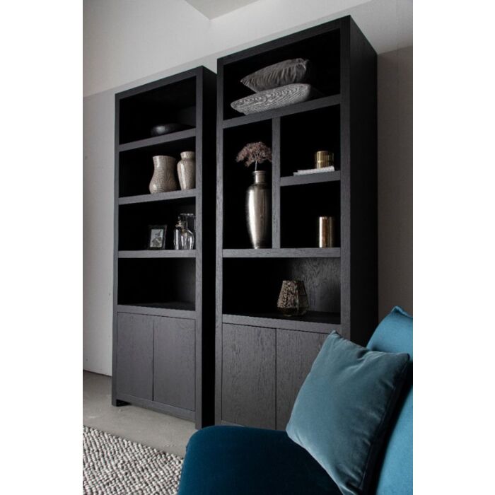 Boekenkasten Set Diamond Van 3 80cm Eiken