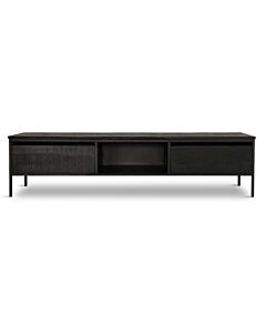 tv-meubel zwart hout
