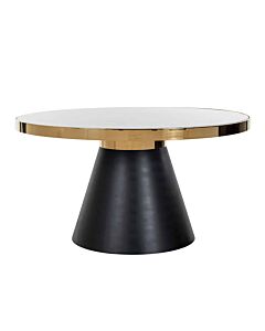 Richmond Interiors Eettafel Odin 140Ø Gold