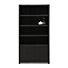  Boekenkast Diamond Zwart 180cm Eiken