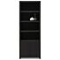  Boekenkast Diamond Zwart 180cm Eiken