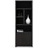  Boekenkast Diamond Zwart 180cm Eiken