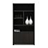  Boekenkast Diamond Zwart 180cm Eiken