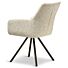 Eetkamerstoel David Beige Poot Anodic Brown