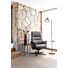 Lotis, Relaxfauteuil (Incl. Poef) - Stof Pala - Lichtgrijs