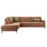 Hoekbank Creon bruin + bonellvering