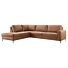 Hoekbank Creon bruin + bonellvering