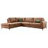 Hoekbank Creon bruin + bonellvering