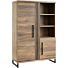 Wandkast Gianta houtstructuur sheesham decor