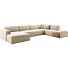 Elementenbank Lagonia Beige Rechts 