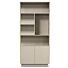  Boekenkast Eco Line 4 Vaks Taupe