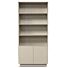 Boekenkast Eco Line 4 Vaks Taupe