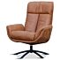 Draaifauteuil Nienke Industrieel Cognac 