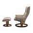 Stressless RelaxFauteuil Mayfair Bruin Onderstel - Beige