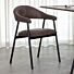 LABEL51 Eetkamerstoel Amaze Antraciet Micro Suede 