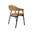 LABEL51 Eetkamerstoel Amaze Cognac Micro Suede