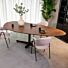 LABEL51 Eetkamertafel Rosie Nature Mangohout 220x100 cm