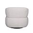 LABEL51 Fauteuil Valenza Boucle Zwart Eiken